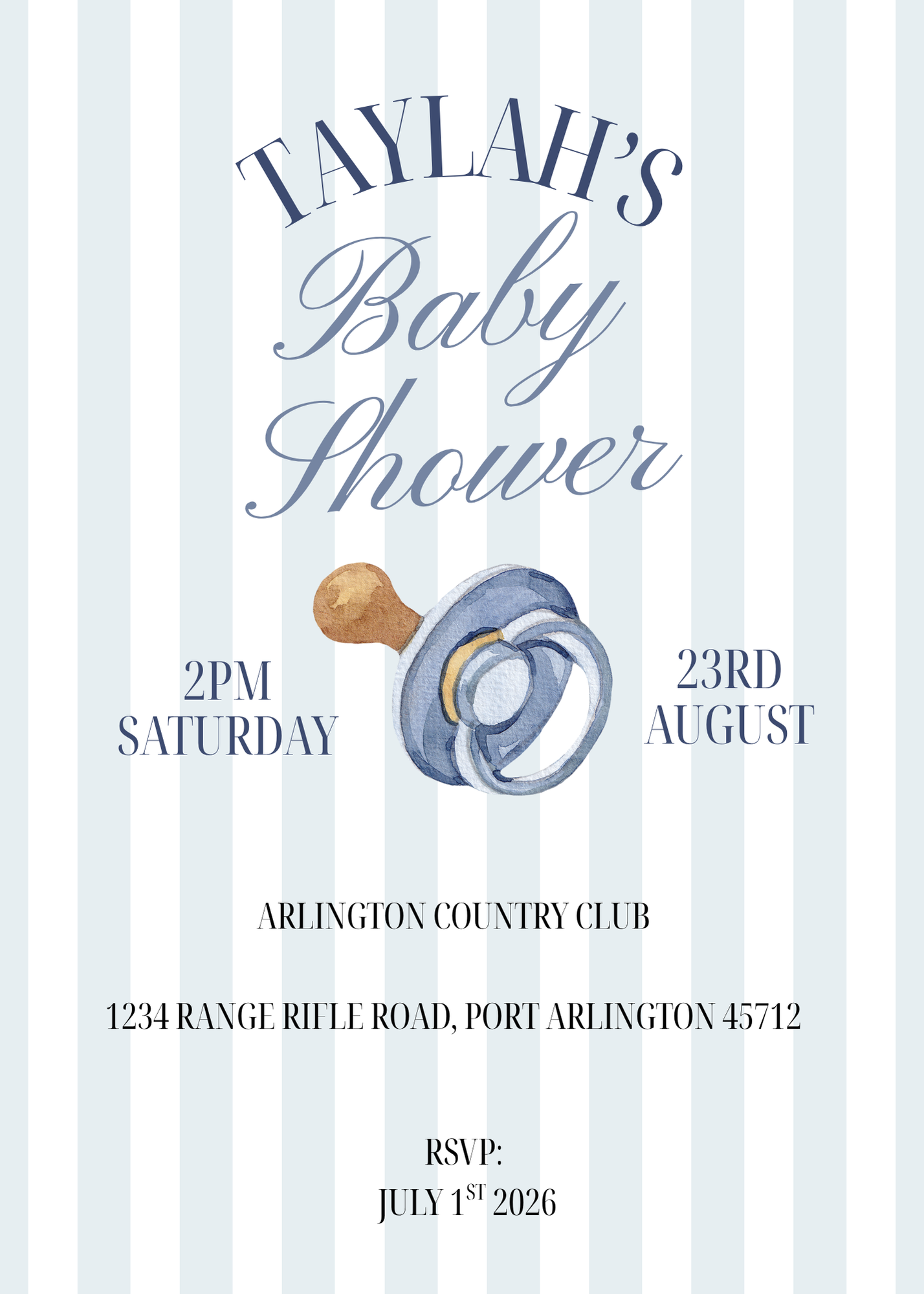 Baby Shower | Printable Invitations