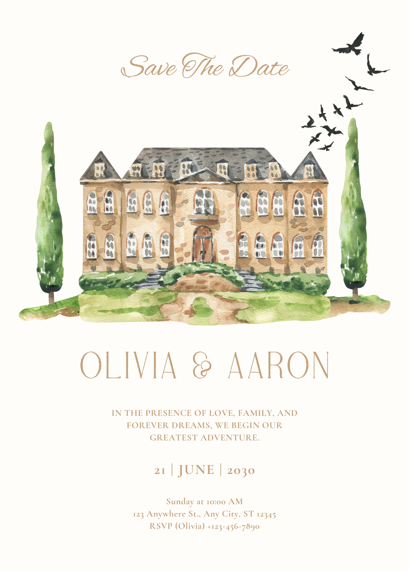 Brick House Wedding | Printable Invitation